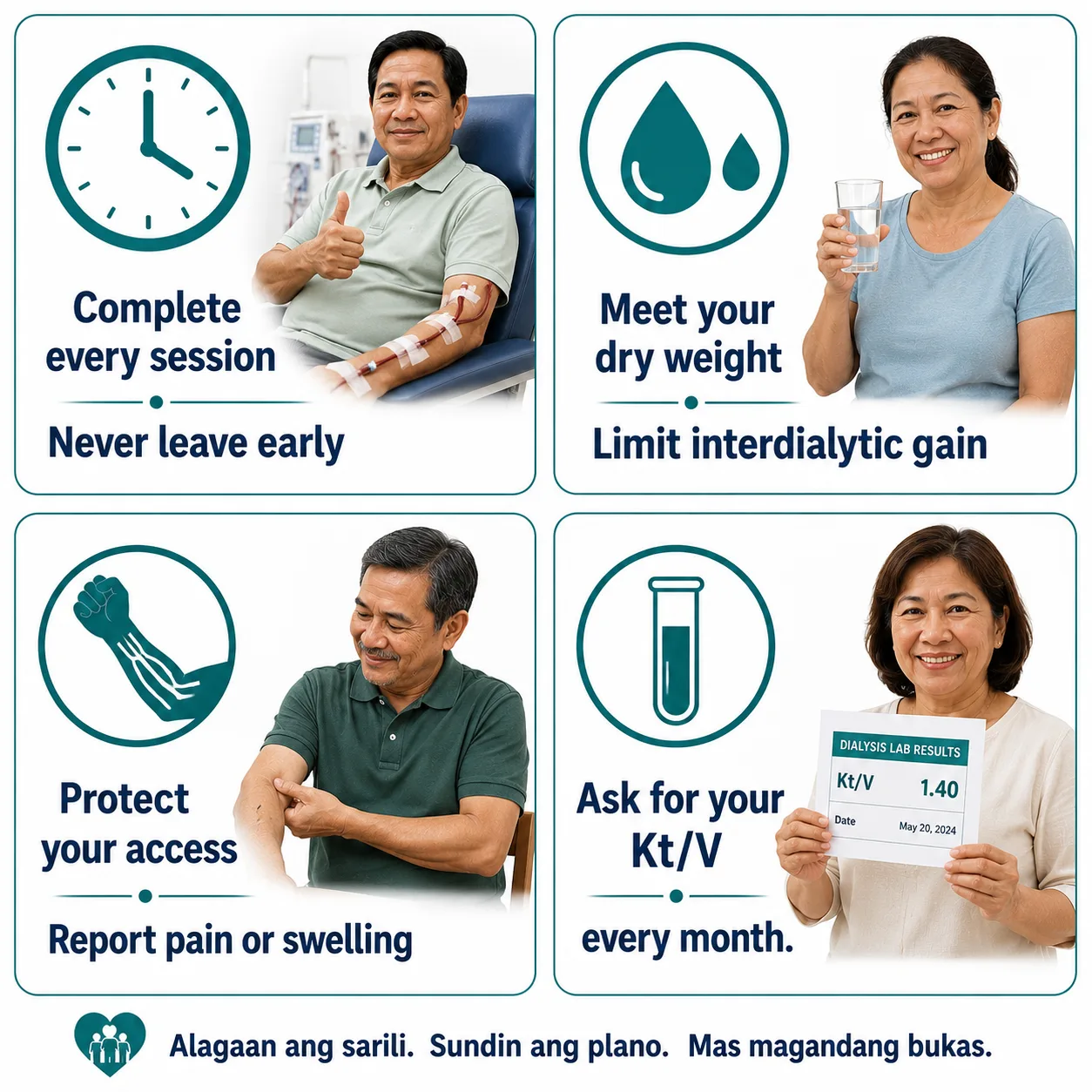 4 patient steps to improve dialysis adequacy