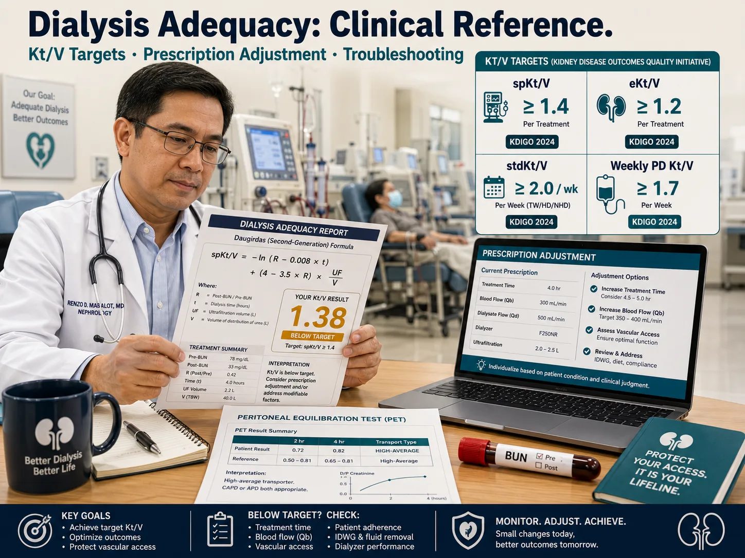 Dialysis Adequacy — Clinician Visual Abstract