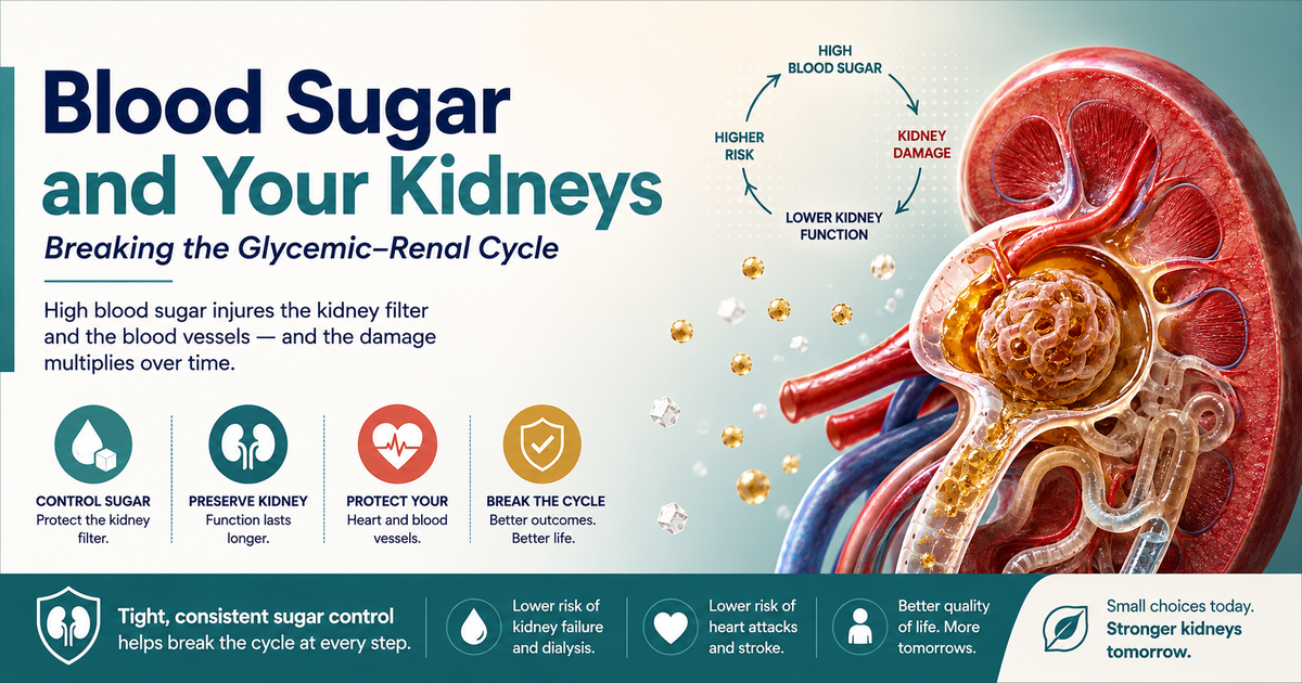 Blood Sugar and Your Kidneys: Breaking the Glycemic-Renal Cycle — renalcarematters.com